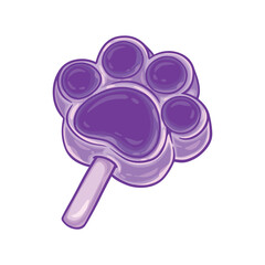 Vector illustration of ice cream. Isolated on a white background.