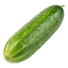 Cucumber isolated on white background