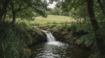 waterfall in the forest