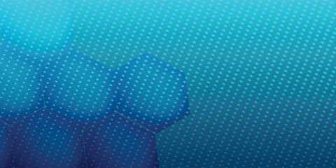 Creative stacked hexagon technology logo design inspiration, vector illustration with dots and waves.