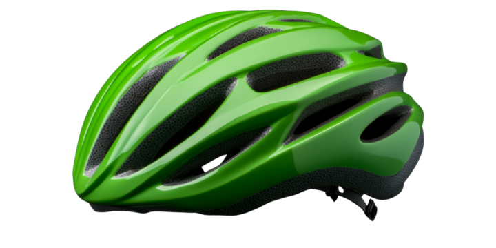 Shiny Green Cycling Helmet