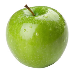 Green apple isolated on white background