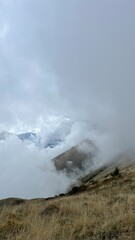 storm clouds over the sea
