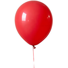 Red Balloon isolated on transparent background