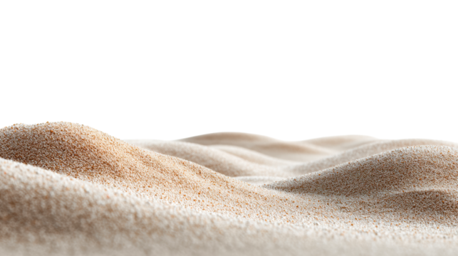 Wavy sand dunes with soft texture and subtle light