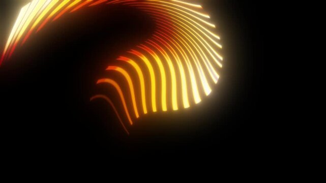 Fire Color Prisma Glass Gradient Glowing Motion Background, Warm Refractive Flow
