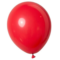 Red Balloon isolated on transparent background