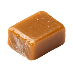 Toffee isolated on white background