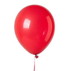 Red Balloon isolated on transparent background