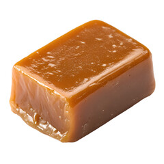 Toffee isolated on white background