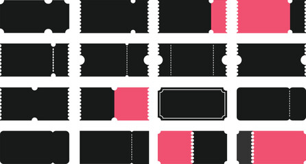 Various coupon promotion illustration set. coupon set, coupons, discount coupon, gift voucher, coupon book drawing