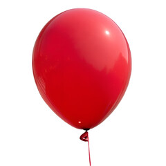 Red Balloon isolated on transparent background
