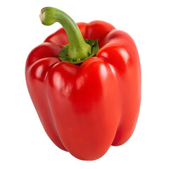 Red Bell Pepper isolated on white background