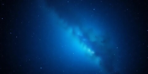 Fototapeta premium Deep blue celestial expanse with countless shimmering stars, starlight, universe