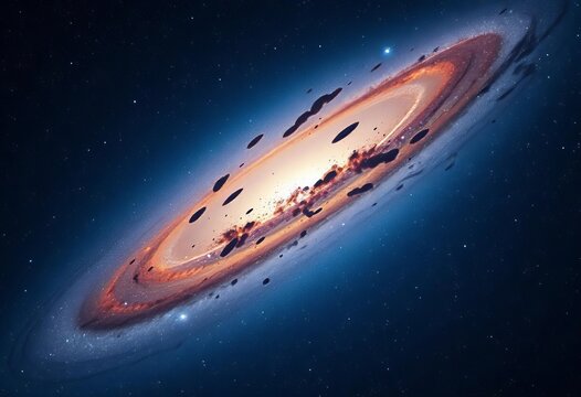 The sprawling luminous band of our galaxy's core dominates a clear night sky, filled with countless stars and cosmic dust, observable universe, stellar formation