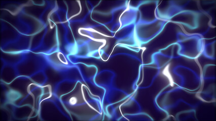 Mesmerizing blue and white light streaks forming a captivating water pattern