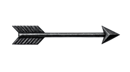 Metal Arrow Directional Symbol