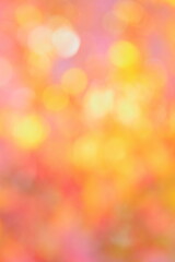 紅葉したカエデの葉のアウトフォーカス