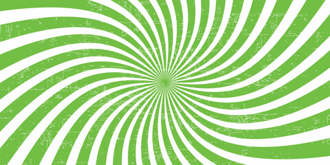 abstract green white sun rays, sunburst retro styled comics book texture background, halftone illustration, pop art concept Modern Halftone Composition