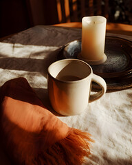 Cozy Mug with Candle