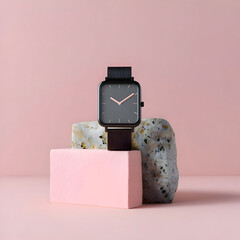 Black Watch on Pastel Stand