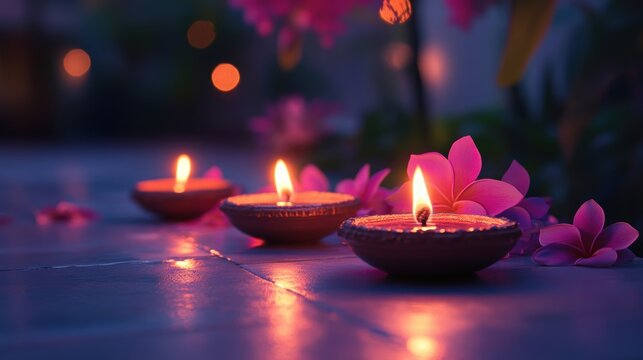 Banner design for diwali festival and podium,Diwali light decoration candle with fireworks,Stage,Product display Showcase design sparkle background,Deepavali,Dipavali,3D podium illustration.