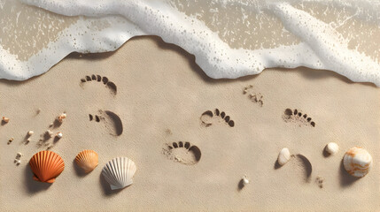 Beach Footprints