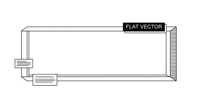 Minimalist Callout Box for Text Black and White Design