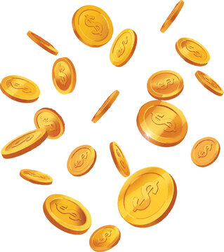 seamless background with coins