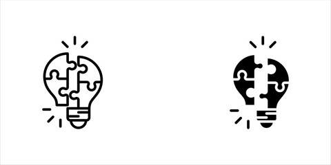 Get a glimpse of problem solving icon in modern style