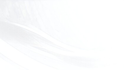 A digitally rendered, abstract design featuring soft white curves and subtle shading, creating a sense of movement