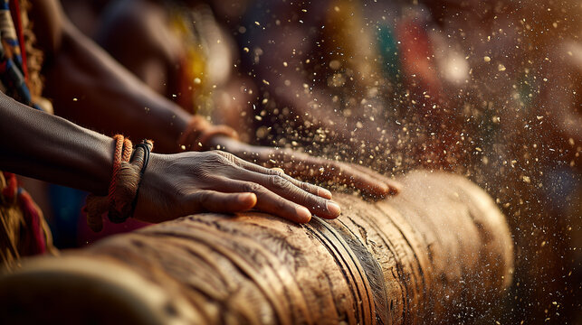 Capturing Rhythms A Glimpse into the Hornbill Festival, India, Witnessing the Vibrant Percussion of Traditional Drums, Celebrating Culture