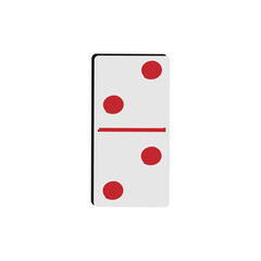 domino card number double two