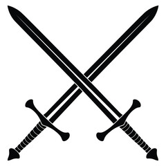 two crossed swords