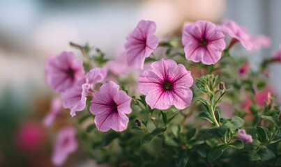 Obraz premium Grow Petunia Flowers, relevant to the gardening