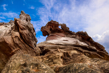 rock formation in the desert