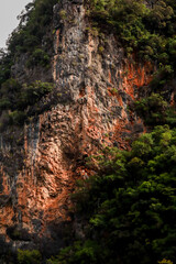 a cave in the mountains