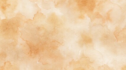 Obraz premium Warm watercolor wash texture in earthy tones, perfect for natural, organic, or vintage design backgrounds, creating soft, inviting atmospheres.