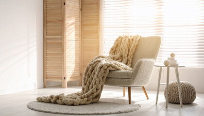 Cozy Home Interior with Armchair