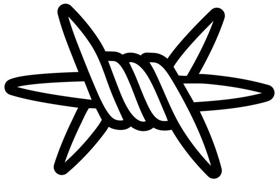 barbed wire clipart