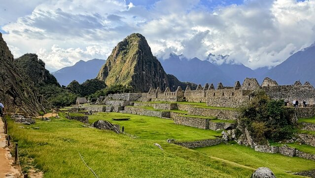 Urubamba Province, Cusco Region, Peru - October 12, 2025. Views of Machu Picchu, which is an Inca citadel located high in the Andes Mountains