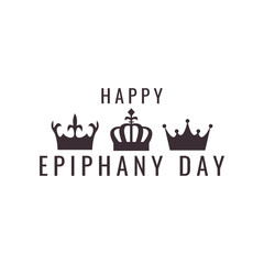 logo simple epiphany day vector icon symbol modern illustration design