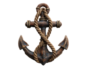 Anchor with Rope png
