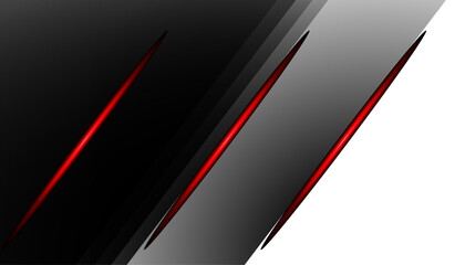 Abstract red, black metal neutral line light silver with red overlap layers background.