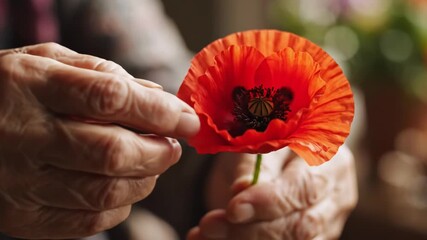 Crimson Poppy: Remembrance and Reflection