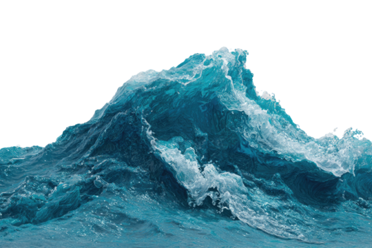 Powerful ocean wave cresting (2)