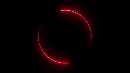 10 to 0 second modern digital countdown timer neon light style on black background,10 seconds simple countdown timer. Dynamic 10s Countdown Animation Engaging Timer Visuals for Events - Powered by Adobe