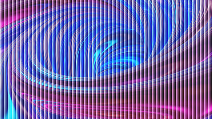 An eyecatching abstract background featuring swirling blue and pink hues on a textured, vertically striped surface