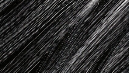 Obraz premium Abstract diagonal grayscale lines create a textured, flowing pattern with subtle variations