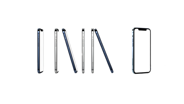 Abstract minimalist composition of illuminated vertical lines against a stark black background